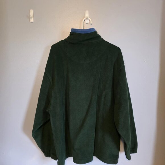EUC Sno Tec Fleece 1/4 Zip - Green with hand pockets - Picture 3 of 6